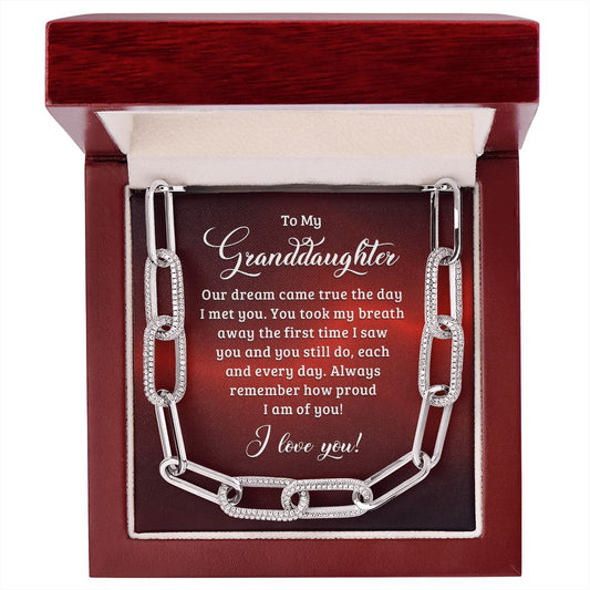 Forever Linked Necklace Gift For Granddaughter